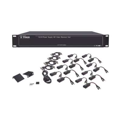 Imagen principal de KIT Transceptor Activo 16 Canales UHD, Video + Poder UTP 150m 4K, Rack, HD-TVI/CVI/AHD/CVBS, EPCOM TITANIUM KITTT16PVTURBOX Kit de TRANSCEPTOR ACTIVO DE 16 Canales / VIDEO+PODER en un solo Cable UTP / 150m en 4K, 200m en 5 MP/ Envía 36 Vcc y recibe 12 Vcc / TODO INCLUIDO PARA RACK / Compatible con cámaras HD-TVI/CVI/AHD/CVBS / Instalación Limpia Novatics Colombia, proveedores de tecnología en Colombia y LATAM