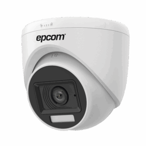 Imagen de galería 1 de Cámara Turret TurboHD 3K 5MP EPCOM: 20m IR/Luz Blanca, DWDR, 4 Tecnologías, Lente 2.8mm