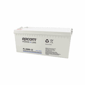 Imagen principal de Batería Solar AGM 12V 200Ah con Terminales M6: EPCOM POWERLINE PL-200-12