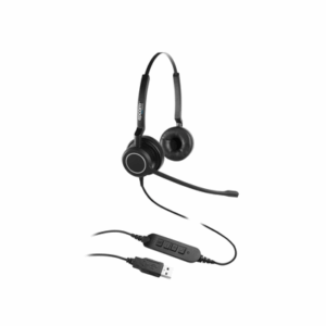 Imagen principal de Diadema ProA Duo, Audio HD, micrófono con cancelación de ruido adicional, conexión vía USB, compatibilidad con Microsoft Teams y Skype for Business.