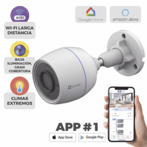 Imagen principal de Cámara WiFi Exterior EZVIZ CS-H3C: 3MP, Detección Humana, Visión Nocturna 30m
