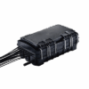 Imagen principal de Caja de Distribución de Fibra Óptica para 24 Empalmes, con 16 acopladores SC/APC simplex, Exterior IP65, Color Negro