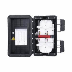 Imagen de galería 1 de Caja de Distribución de Fibra Óptica, Hasta 96 Empalmes, Exterior IP65, Color Negro