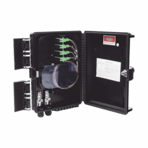 Imagen principal de Cierre de Empalme para 24 fusiones de fibra óptica, Interior/Exterior, con 16 acopladores SC/APC y splitter 1x16, IP65