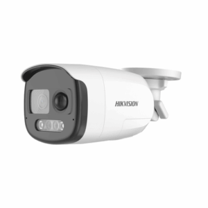 Imagen de galería 1 de Bala TURBOHD 2 Megapixel (1080p) / Imagen a Color 24/7 / Lente 2.8 mm / Luz Blanca 40 mts / Exterior IP67 / WDR 130 dB / Sensor PIR / Sirena y Salida de Audio Integrada / Estrobo ROJO - AZUL / Micrófono Integrado