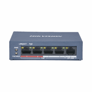 Imagen de galería 1 de Switch PoE+ / No Administrable / 4 Puertos 10/100 Mbps PoE+ (hasta 250 m) + 1 Puerto 10/100 Mbps Uplink / 35W