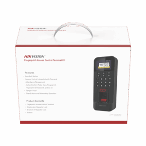Imagen de galería 1 de Kit Control Acceso Biométrico HIKVISION con App, Huellas y Tarjetas - HIKVISION DS-KAS261/AAC