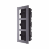 Imagen principal de Base de 3 Espacios para EMPOTRAR Módulos de Videoporteros Hikvision