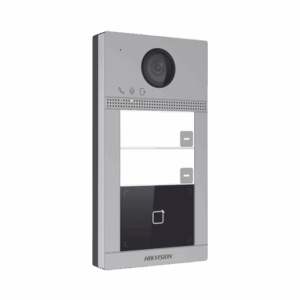 Imagen de galería 1 de Videoportero IP (IP65 + IK08) con Llamada y apertura desde APP Hik-Connect / Soporta 2 Departamentos / PoE Estandar / Interfaz WEB para configuración / 2 puertas