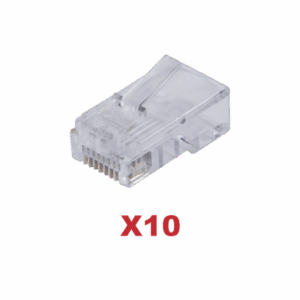Imagen de galería 1 de Conectores RJ45 UTP - Kit x10, LINKEDPRO BY EPCOM KIT-TC510