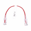 Imagen principal de Cable de Parcheo Slim UTP Cat6 - 20 cm Rojo Diámetro Reducido (28 AWG)