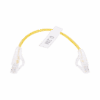 Imagen principal de Cable de Parcheo Slim UTP Cat6 - 20 cm Amarillo Diámetro Reducido (28 AWG)