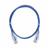 Imagen principal de Cable de Parcheo Slim UTP Cat6 - 1 metro, Azul, Diámetro Reducido (28 AWG)