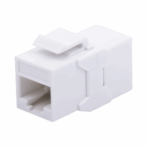 Imagen principal de Acoplador UTP Cat6A hembra RJ45 a RJ45 hembra Color Blanco