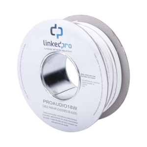 Imagen principal de Cable Audio Bocinas 152m Calibre 18 Blanco CCA, LINKEDPRO BY EPCOM PRO-AUDIO-18W