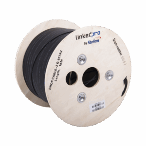 Imagen de galería 1 de Fibra Óptica Drop 1km G.657A2 - Bifibra Monomodo - Interior/Exterior - LINKEDPRO BY FIBERHOME IC-DROPA2-2C