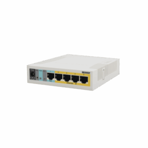 Imagen principal de Switch Mikrotik RB260GSP Gigabit 5 puertos PoE Pasivo (1in/4out) + SFP
