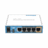 Imagen principal de Router MikroTik hAP 4 Puertos Gigabit Ethernet, WiFi 2.4GHz, PoE, USB: RB951UI-2ND
