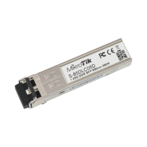 Imagen principal de Transceptor Fibra Óptica Mikrotik 1.25G LC 550m Multimodo SFP, MIKROTIK S-85DLC05D