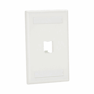 Imagen de galería 1 de Placa Pared Mini-Com 1 Puerto Blanco Mate Vertical - PANDUIT CFPL1IWY