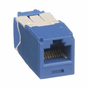 Imagen principal de Conector RJ45 Cat6A Panduit Mini-Com Azul, PANDUIT CJ6X88TGBU