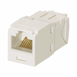 Imagen de galería 1 de Conector RJ45 Cat6A Mini-Com Blanco Panduit - PANDUIT CJ6X88TGIW