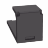 Imagen principal de Tapa Ciega Mini-Com Negra para Paneles, PANDUIT CMBBL-X