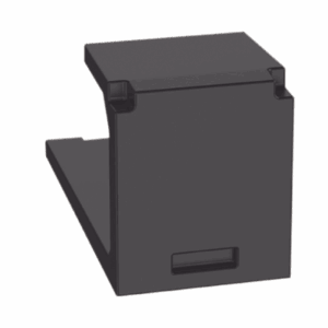 Imagen principal de Tapa Ciega Mini-Com Negra para Paneles, PANDUIT CMBBL-X