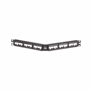 Imagen principal de Panel Parcheo PANDUIT 24 Puertos Angulado Mini-Com 1U, PANDUIT CPPLA24WBLY