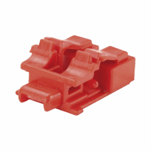 Imagen principal de Bloqueo Fibra Óptica LC Duplex (10uds) Rojo, con Llave, PANDUIT PSL-LCAB