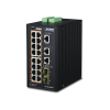 Imagen principal de Switch Industrial PLANET 16 Puertos Gigabit PoE IGS-20160HPT, PLANET IGS-20160HPT