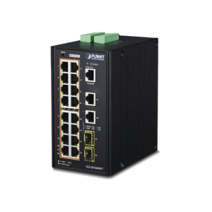 Imagen principal de Switch Industrial PLANET 16 Puertos Gigabit PoE IGS-20160HPT, PLANET IGS-20160HPT