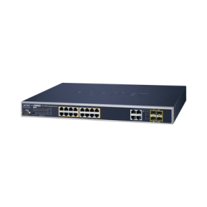 Imagen principal de Switch PoE Gigabit PLANET 16 Puertos, PLANET WGSW-20160HP