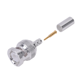 Imagen principal de Conector BNC Macho Plegable LMR-195 RG-58/U RG-142U - RF INDUSTRIES,LTD RFB-1106-2ST