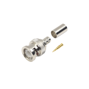 Imagen principal de Conector BNC Macho Anillo RG-8/X LMR-240 - RF INDUSTRIES,LTD RFB-1107-1X