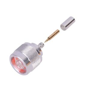 Imagen principal de Conector N Macho RG-58/U Anillo Plegable - RF INDUSTRIES,LTD RFN-1005-3C