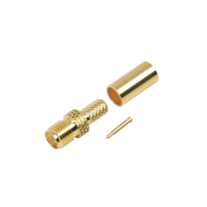 Imagen principal de Conector SMA Hembra Inverso RG-58/U Anillo Plegable - RF INDUSTRIES,LTD RP-3050-1C