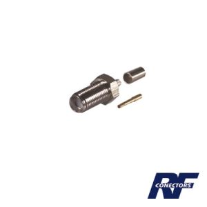 Imagen principal de Conector SMA Hembra RG-58/U Anillo Plegable - RF INDUSTRIES,LTD RSA-3050-C