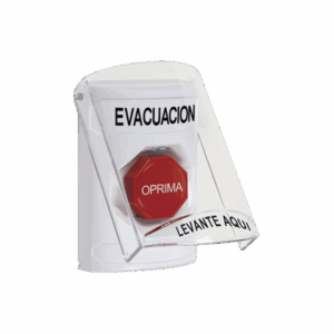 Imagen principal de Botón de Emergencia con Tapa Protectora STI SS2322EV-ES