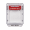 Imagen principal de Cubierta Protectora de Policarbonato Serie Stopper II® , Con Bocina, Sin Espaciador, Montaje Empotrado, Etiqueta en Español