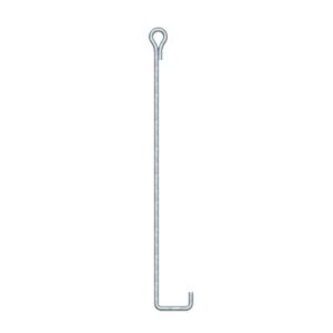 Imagen principal de Anclaje de Suelo Galvanizado 3/4" x 150cm con Ojo - SYSCOM TOWERS SAZ-0L