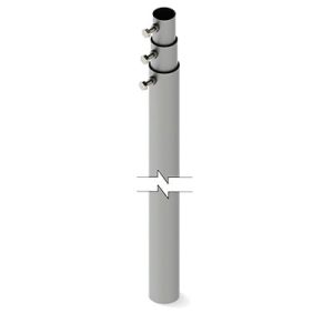 Imagen principal de Mástil Telescópico 9m Galvanizado para Antenas WiFi - SYSCOM TOWERS SLM-9