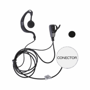 Imagen principal de Micrófono - audífono de solapa ajustable al oído para ICOM IC-F11/ 14/3021/ 3013/ 3103/ 3003/ 1100D/2100D