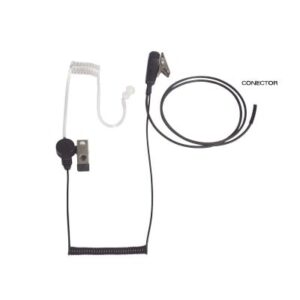 Imagen principal de Micrófono - Audífono de Solapa con Tubo Acústico Transparente para HYT BD-506 y Motorola EP450/ RVA50/ DTR620/ DTR720/ DEP450/ EP350/ VX80/ MAG ONE Con tubo acústico de PU (material flexible)