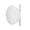 Imagen principal de Antena direccional de alta resistencia, Ganancia 30 dBi, (4.9 -6.5 GHz), Plato hondo para mayor inmunidad al ruido, Conectores N-Hembra, Montaje y radomo incluido