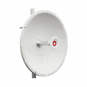 Imagen principal de Antena direccional de 2ft, 5.1 a 7.1 GHz, Ganancia 30 dBi, Conectores N-hembra, Polarización doble, incluye montaje para torre o mástil