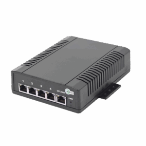 Imagen de galería 1 de Switch para Aplicación Solar, 4 Puertos PoE 802.3 af/at 10/100/1000 Mbps y un Puerto de Datos, Entrada 12-24 VCD