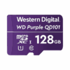 Imagen principal de WD Purple 128GB microSD: Videovigilancia, 10x Mayor Duración, 3 Años Garantía