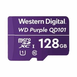 Imagen principal de WD Purple 128GB microSD: Videovigilancia, 10x Mayor Duración, 3 Años Garantía