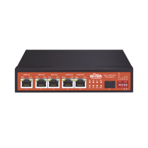 Imagen de galería 1 de Switch PoE Industrial WI-TEK 5A con SFP, WI-TEK WI-PS306GF-UPS